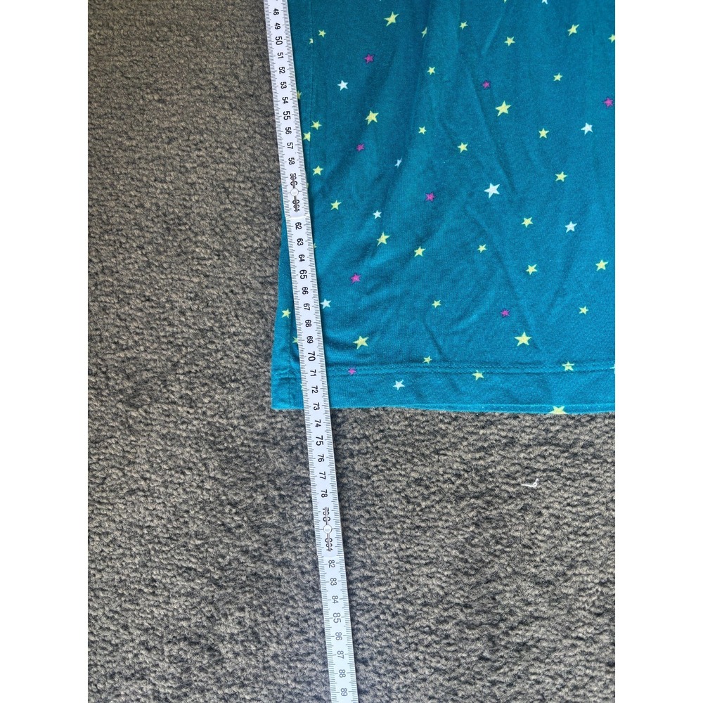 Joyspun Pajamas Pants Women's Size Large Teal Blue‎ Elastic Waist Pull On - Picture 2 of 6